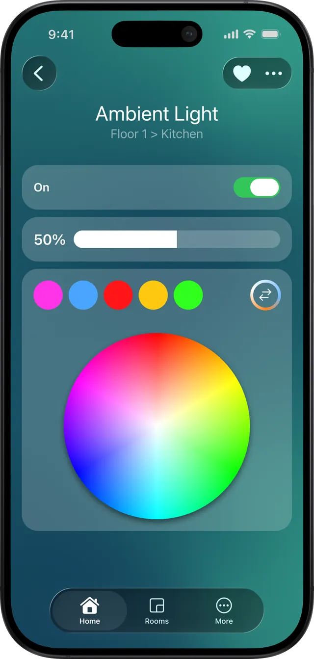 1Home App: Licht